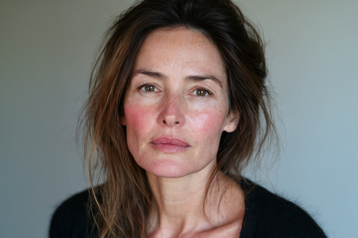 Rougeurs au visage et ménopause : causes et solutions