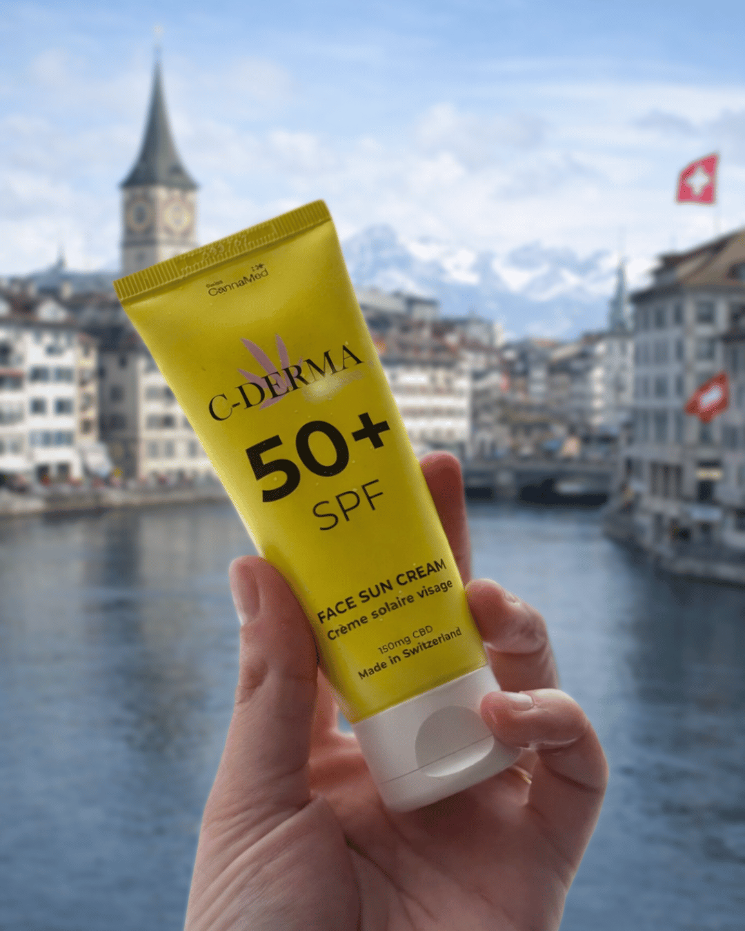 C-Derma by Céline - Crème solaire visage SPF50 