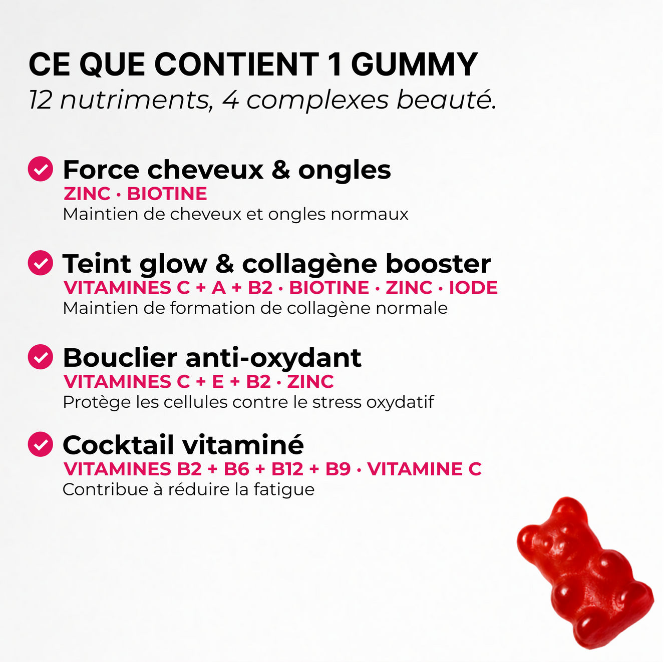 Gummies - Cheveux, Peau & Ongles