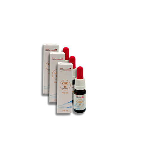 lot 3 huiles CBD 15%