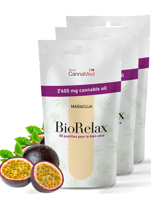 lot de 3 BioRelax Maracuj&#224;