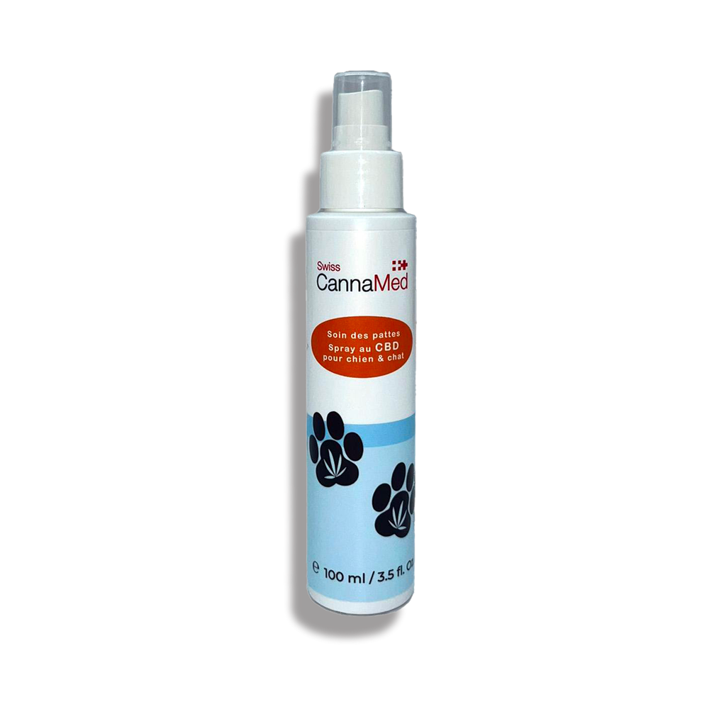 Spray pattes au CBD pour chien et chat